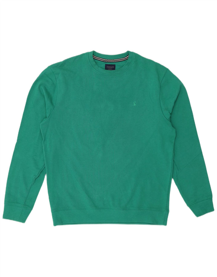 JOULES Mens Sweatshirt Jumper Medium Green Cotton