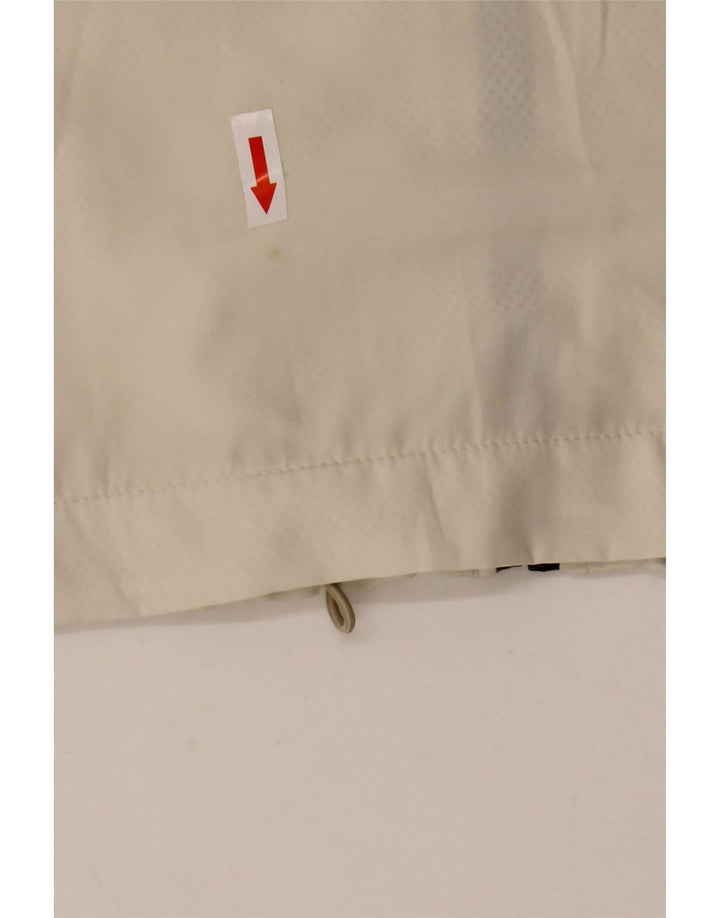 Lotto Mens Tracksuit Top Jacket Large Beige Colourblock Cotton