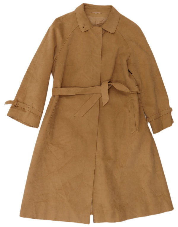 Marcona Womens Overcoat EU 44 XL Beige Polyester