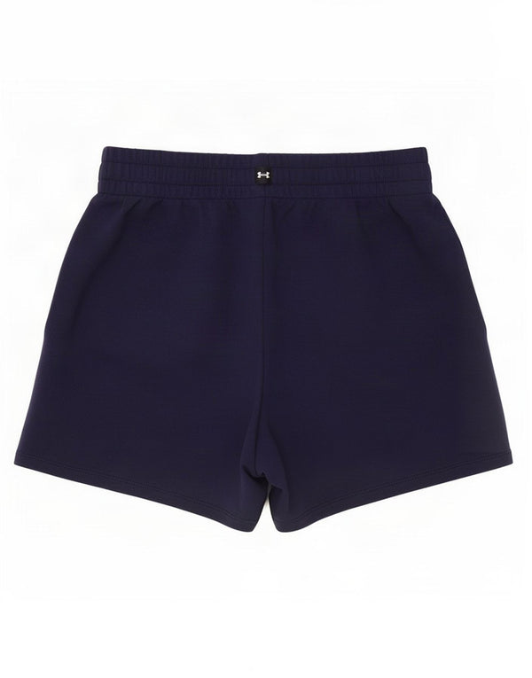 Under Armour Womens Loose Fit Graphic Sport Shorts UK 8 Small Navy Blue