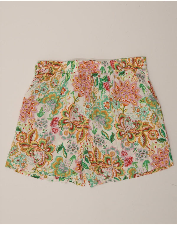 Fat Face Womens Casual Shorts UK 16 Large W34 Multicoloured Floral