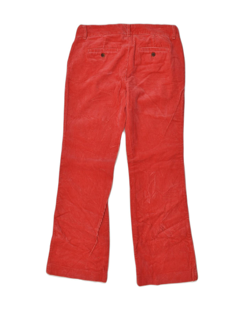 J. CREW Womens Flare Corduroy Trousers US 6 Medium W32 L30 Red Cotton | Vintage J. Crew | Thrift | Second-Hand J. Crew | Used Clothing | Messina Hembry 