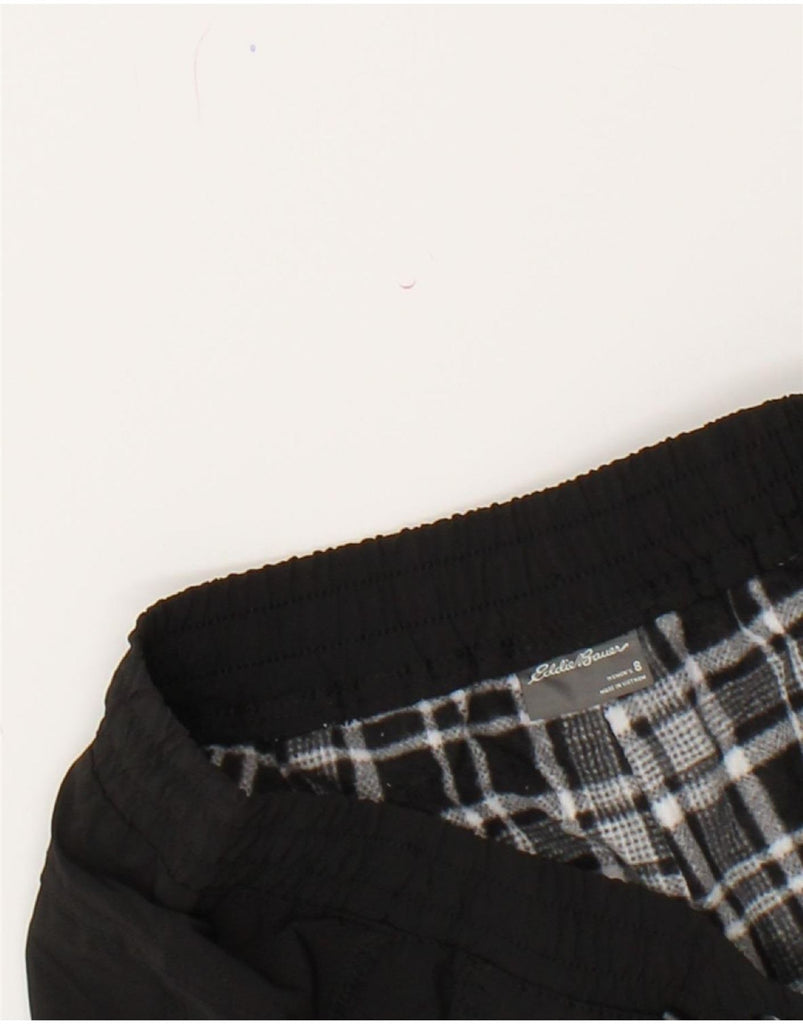 EDDIE BAUER Womens Cargo Tracksuit Trousers Joggers US 8 Medium Black | Vintage Eddie Bauer | Thrift | Second-Hand Eddie Bauer | Used Clothing | Messina Hembry 