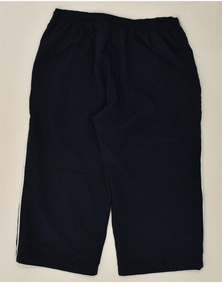 REEBOK Womens Bermuda Sport Shorts UK 16 Large Navy Blue Polyester Vintage Reebok and Second-Hand Reebok from Messina Hembry 