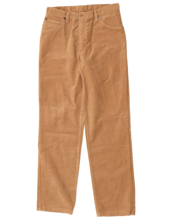 Wrangler Womens Straight Casual Trousers W31 L30 Brown Cotton