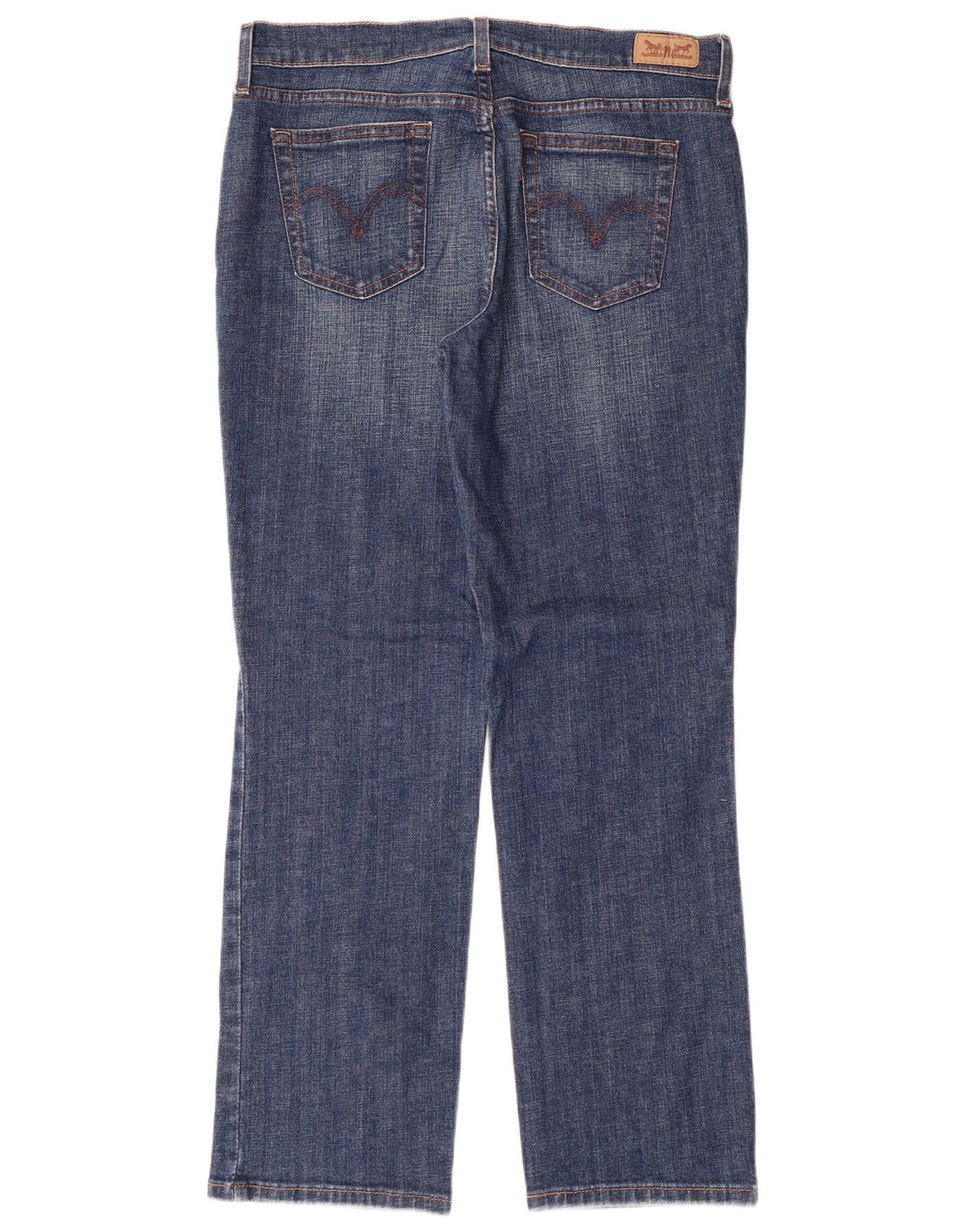 LEVI'S Womens 505 Straight Jeans US 10 Large W32 L30 Blue Cotton