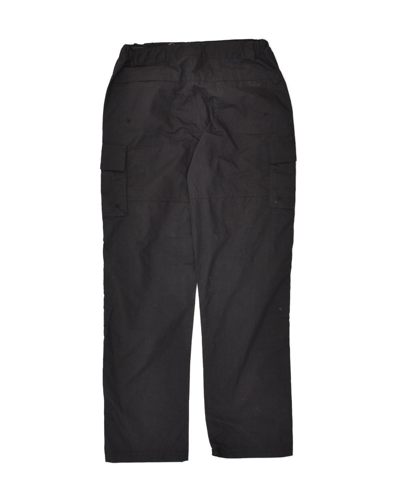 MOUNTAIN WAREHOUSE Boys Straight Cargo Trousers 11-12 Years W26 L26  Black | Vintage Mountain Warehouse | Thrift | Second-Hand Mountain Warehouse | Used Clothing | Messina Hembry 