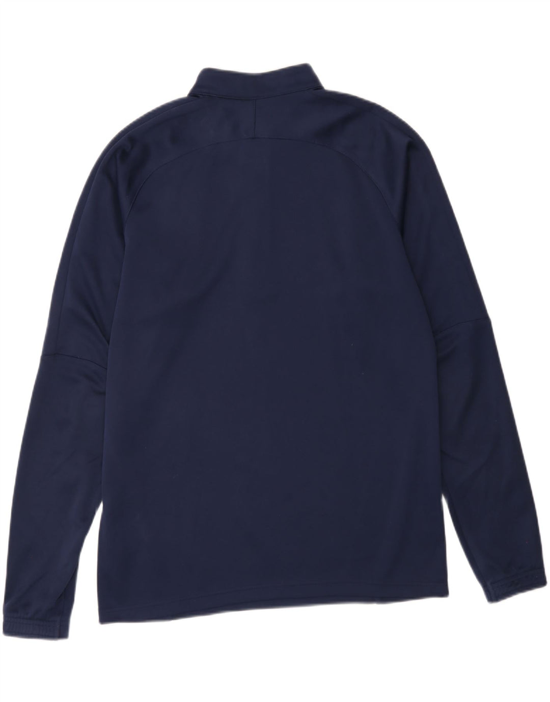 PUMA Mens Zip Neck Pullover Tracksuit Top Medium Navy Blue Polyester Vintage Puma and Second-Hand Puma from Messina Hembry 