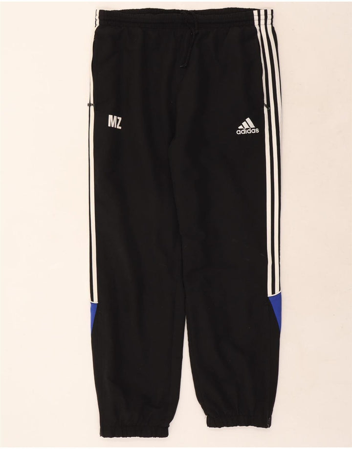 Adidas Mens Tracksuit Trousers Joggers UK 40/42 Medium  Black Polyester
