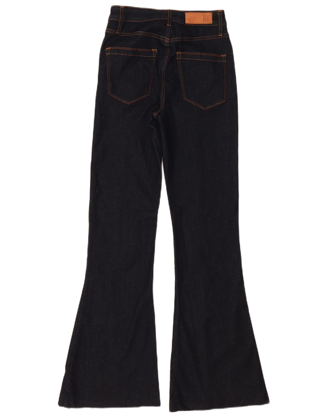 Reiss Womens Flared Jeans W27 L33 Navy Blue Viscose