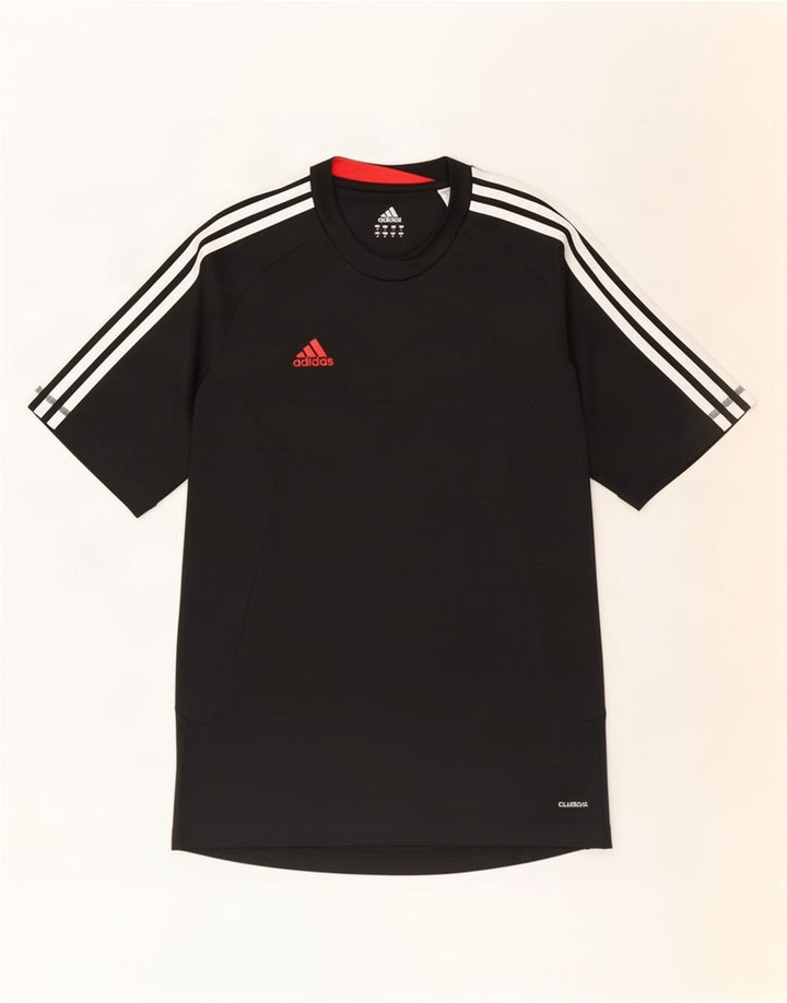 Adidas Mens Climacool T-Shirt Top Small Black Colourblock Polyester