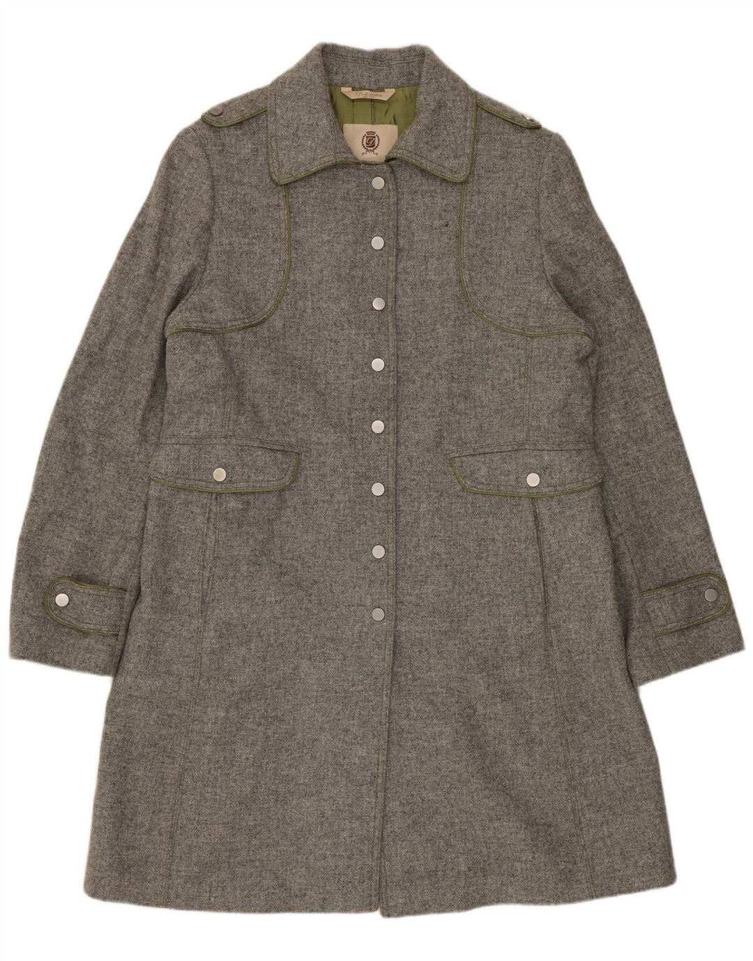Dolomiten Womens Overcoat IT 48 XL Grey Flecked Wool