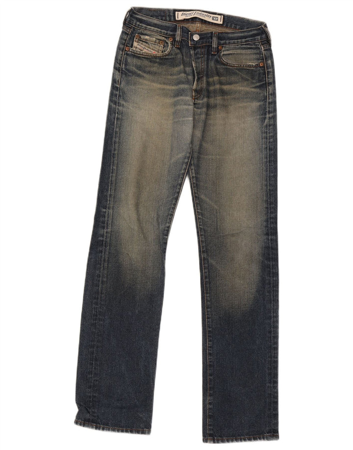 Diesel Womens Straight Jeans W28 L31 Blue Cotton