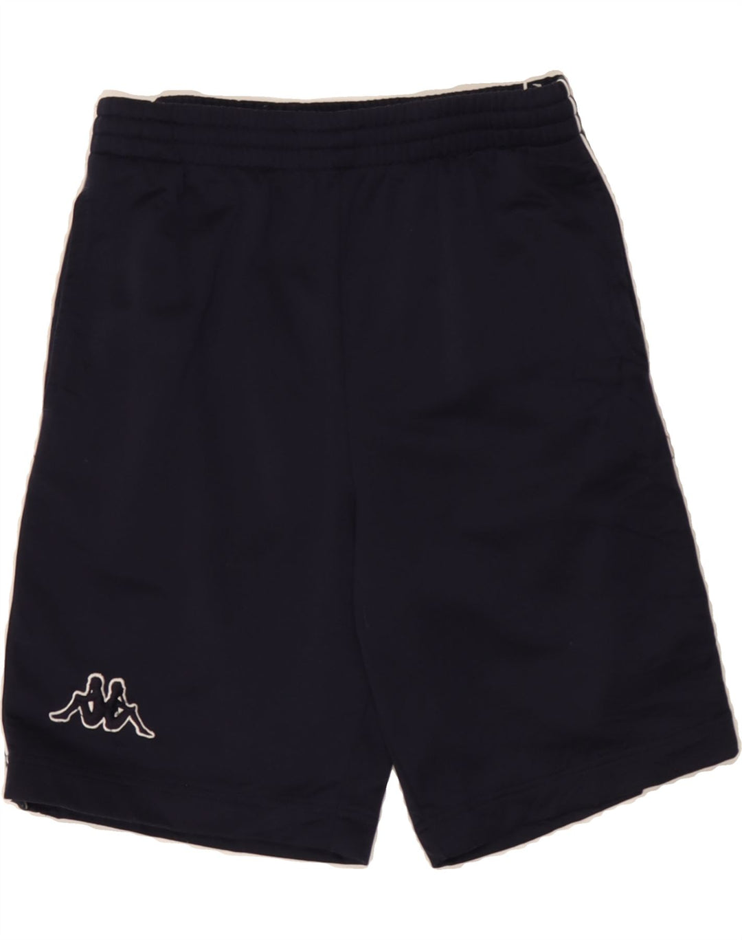 KAPPA Boys Graphic Sport Shorts 13-14 Years 2XL Navy Blue Polyester Vintage Kappa and Second-Hand Kappa from Messina Hembry 