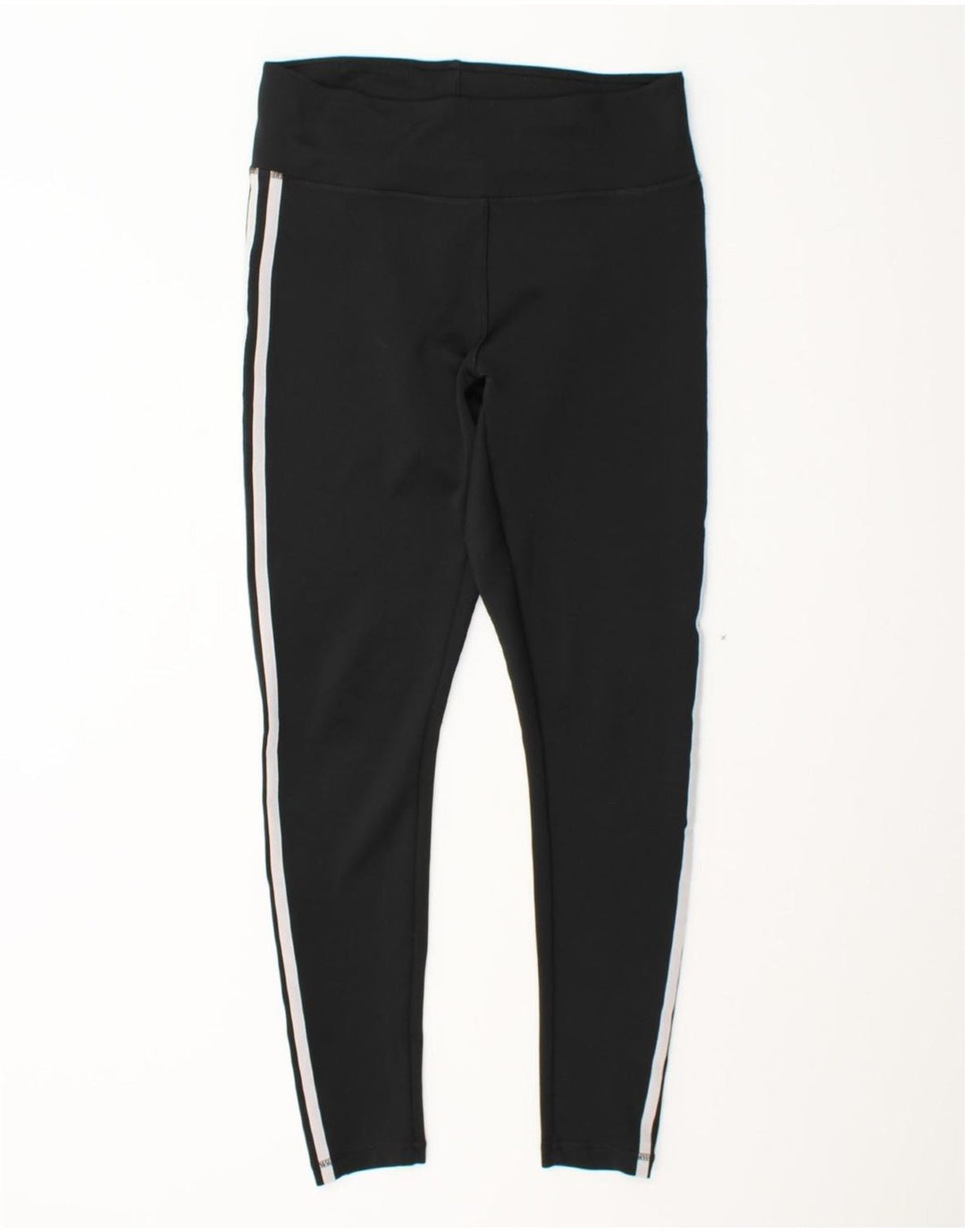 ADIDAS Womens Climalite Leggings UK 12/14 Medium  Black Polyester Vintage Adidas and Second-Hand Adidas from Messina Hembry 