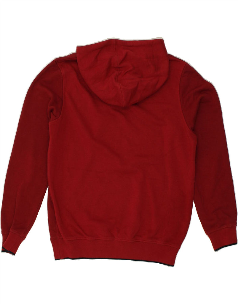 JACK & JONES Mens Graphic Hoodie Jumper Medium Red Cotton | Vintage Jack & Jones | Thrift | Second-Hand Jack & Jones | Used Clothing | Messina Hembry 