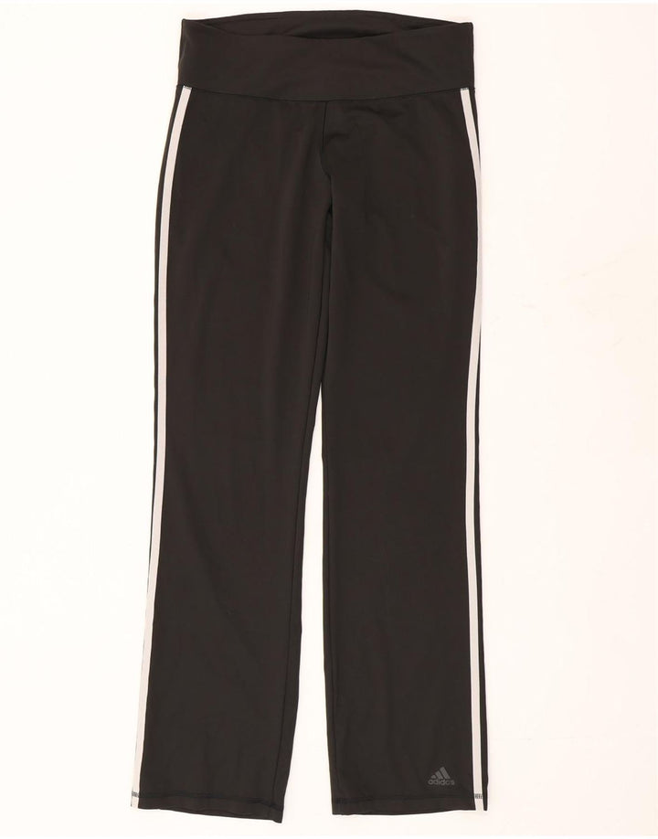 Adidas Womens Climalite Tracksuit Trousers UK 12/14 Medium Black