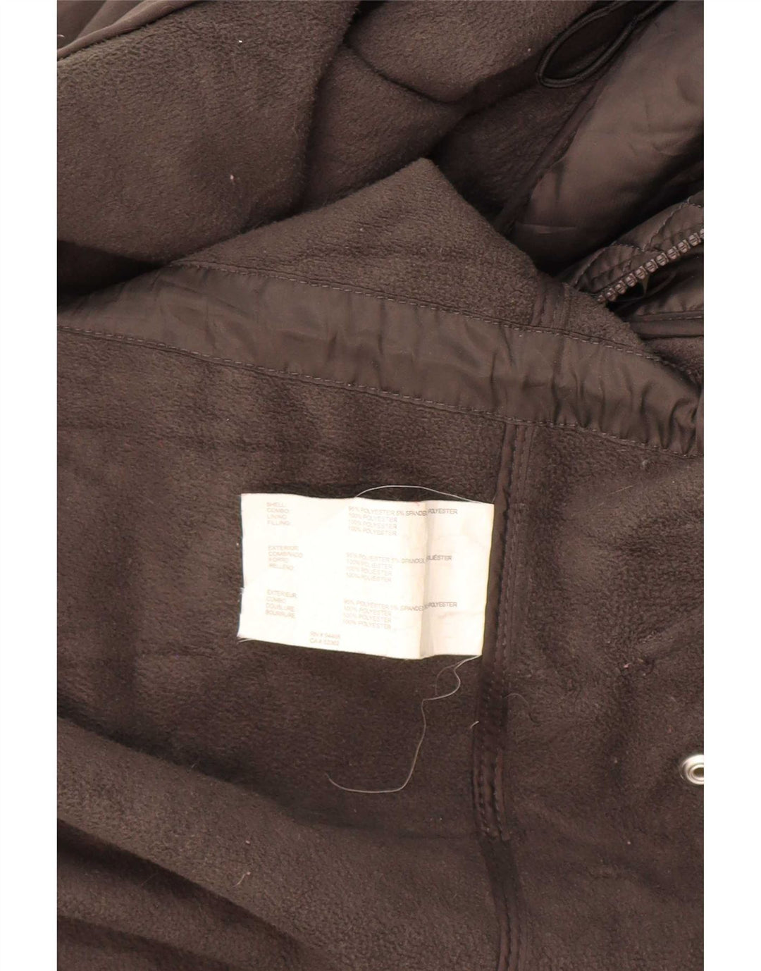 Nautica Womens Sherpa Windbreaker Coat UK 18 XL Grey Polyester