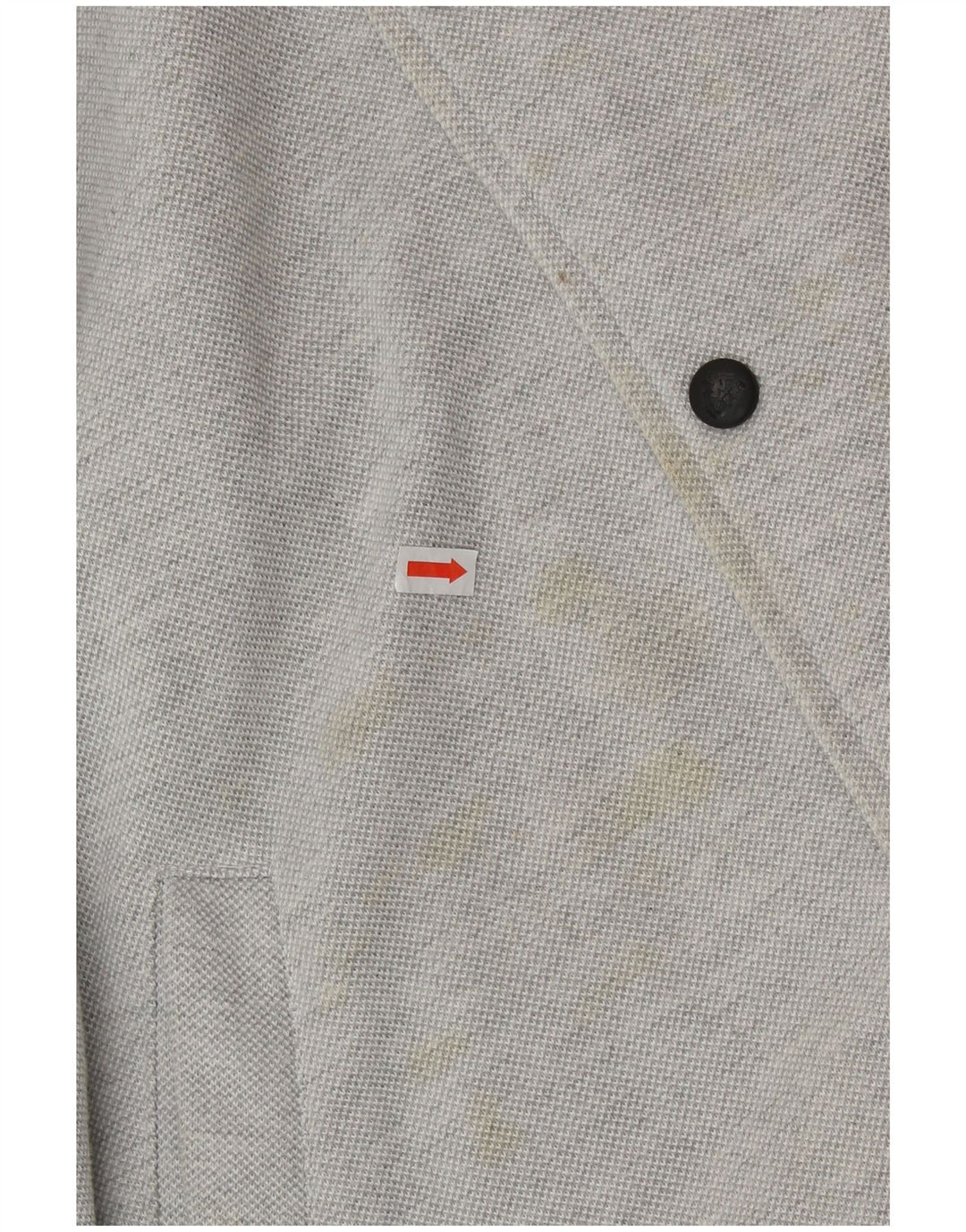 KAPPA Mens Graphic Loose Fit Varsity Jacket Small Grey Colourblock