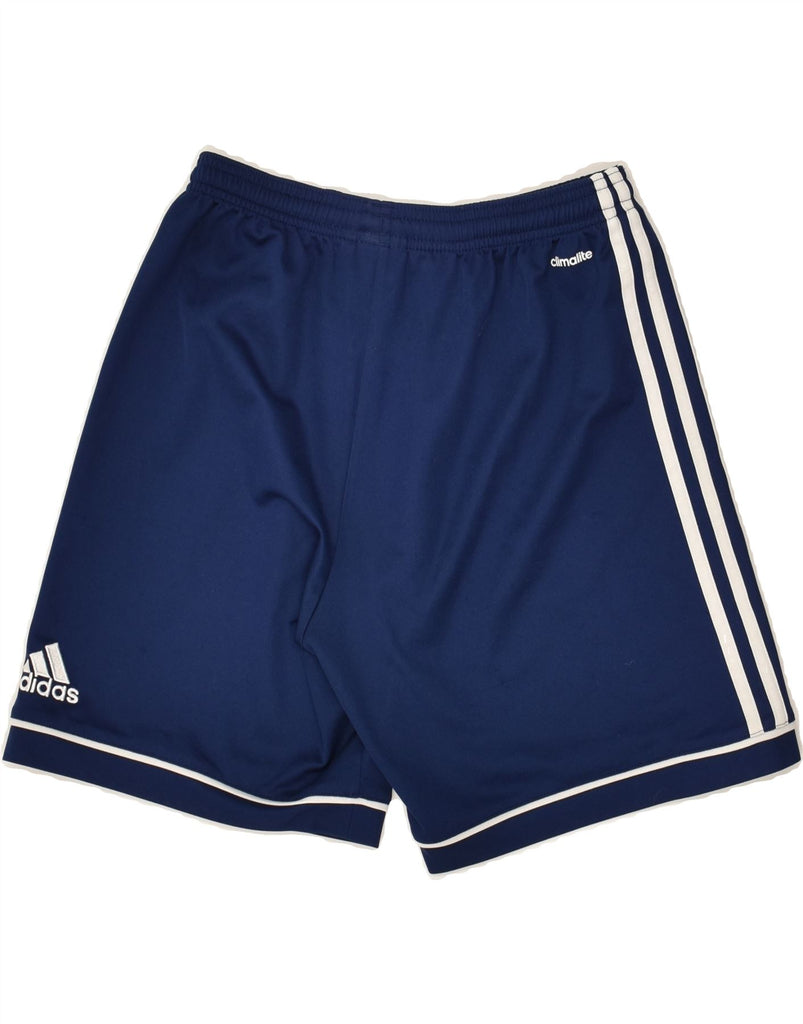 ADIDAS Boys Climalite Sport Shorts 11-12 Years Navy Blue Polyester | Vintage Adidas | Thrift | Second-Hand Adidas | Used Clothing | Messina Hembry 