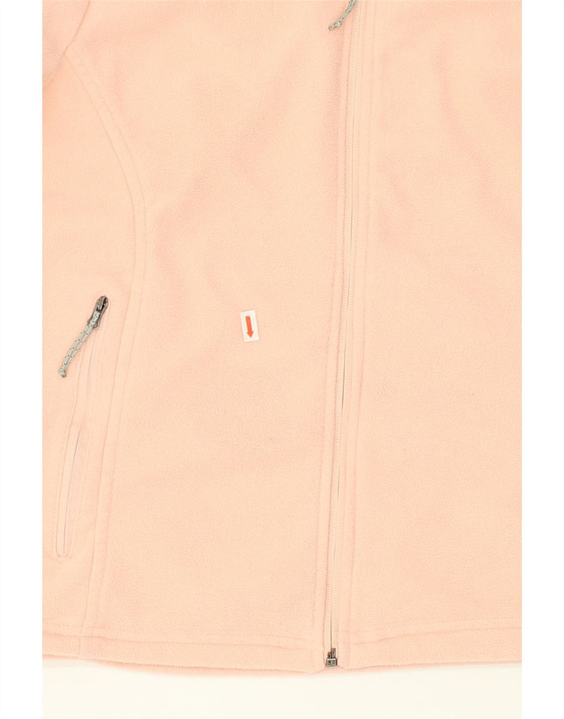 COLUMBIA Womens Fleece Jacket UK 14 Medium Pink Polyester | Vintage Columbia | Thrift | Second-Hand Columbia | Used Clothing | Messina Hembry 