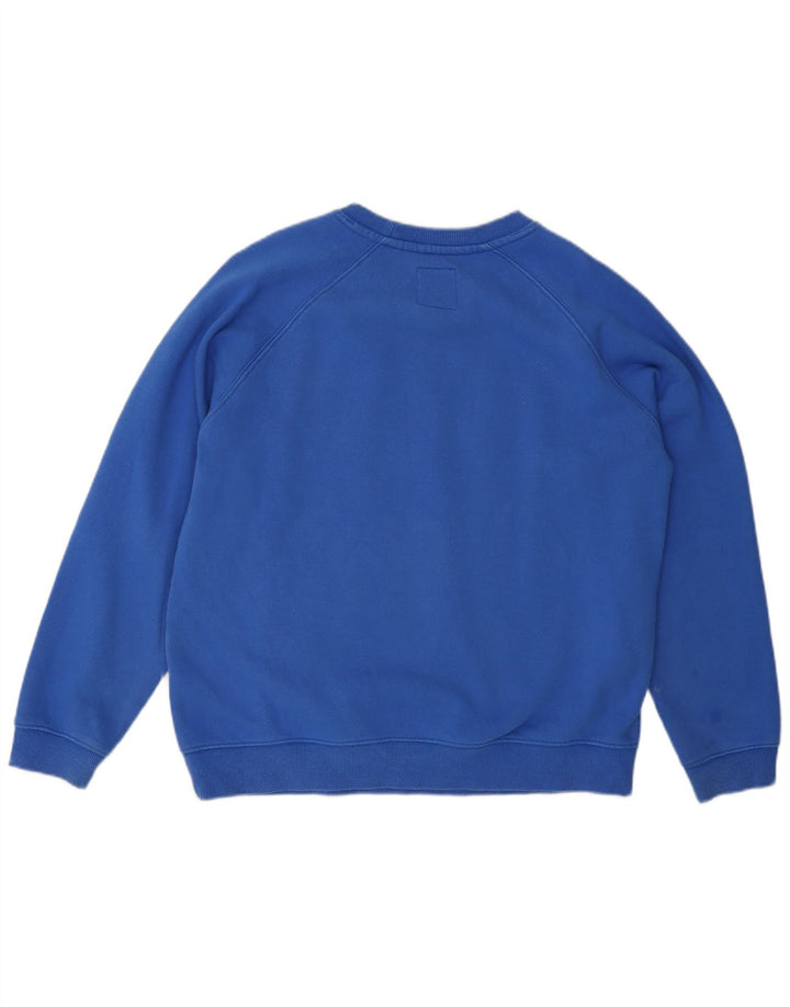 Crew Clothing Womens Sweatshirt Jumper UK 14 Medium Blue Cotton