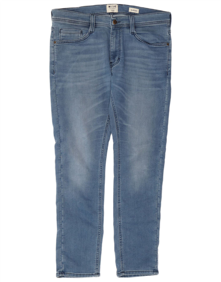 Mustang Mens Relaxed Fit Tapered Jeans W36 L30 Blue