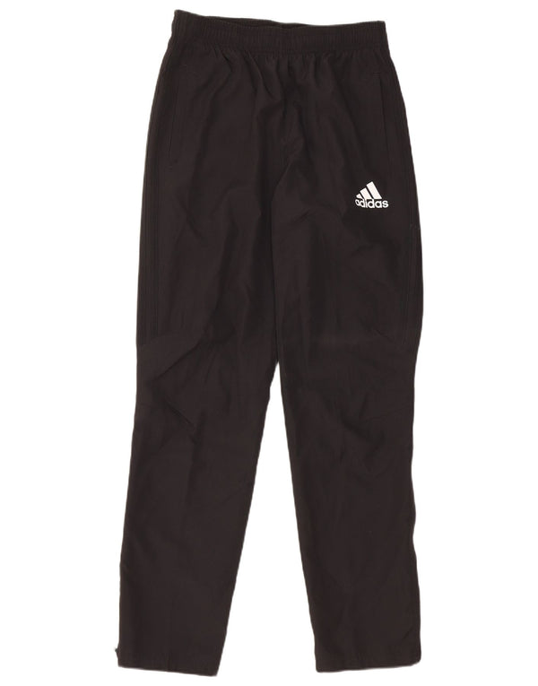 Adidas Boys Climalite Tracksuit Trousers 13-14 Years  Black Polyester