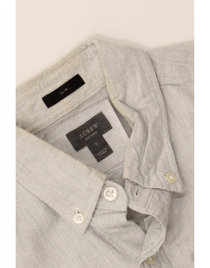 J. CREW Mens Slim Shirt Small Grey Cotton Vintage J. Crew and Second-Hand J. Crew from Messina Hembry 