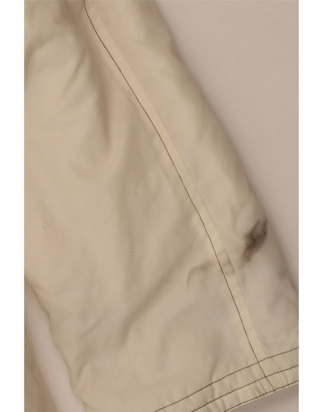 MAJESTIC Womens Hooded Duffle Coat UK 20 2XL Off White Floral