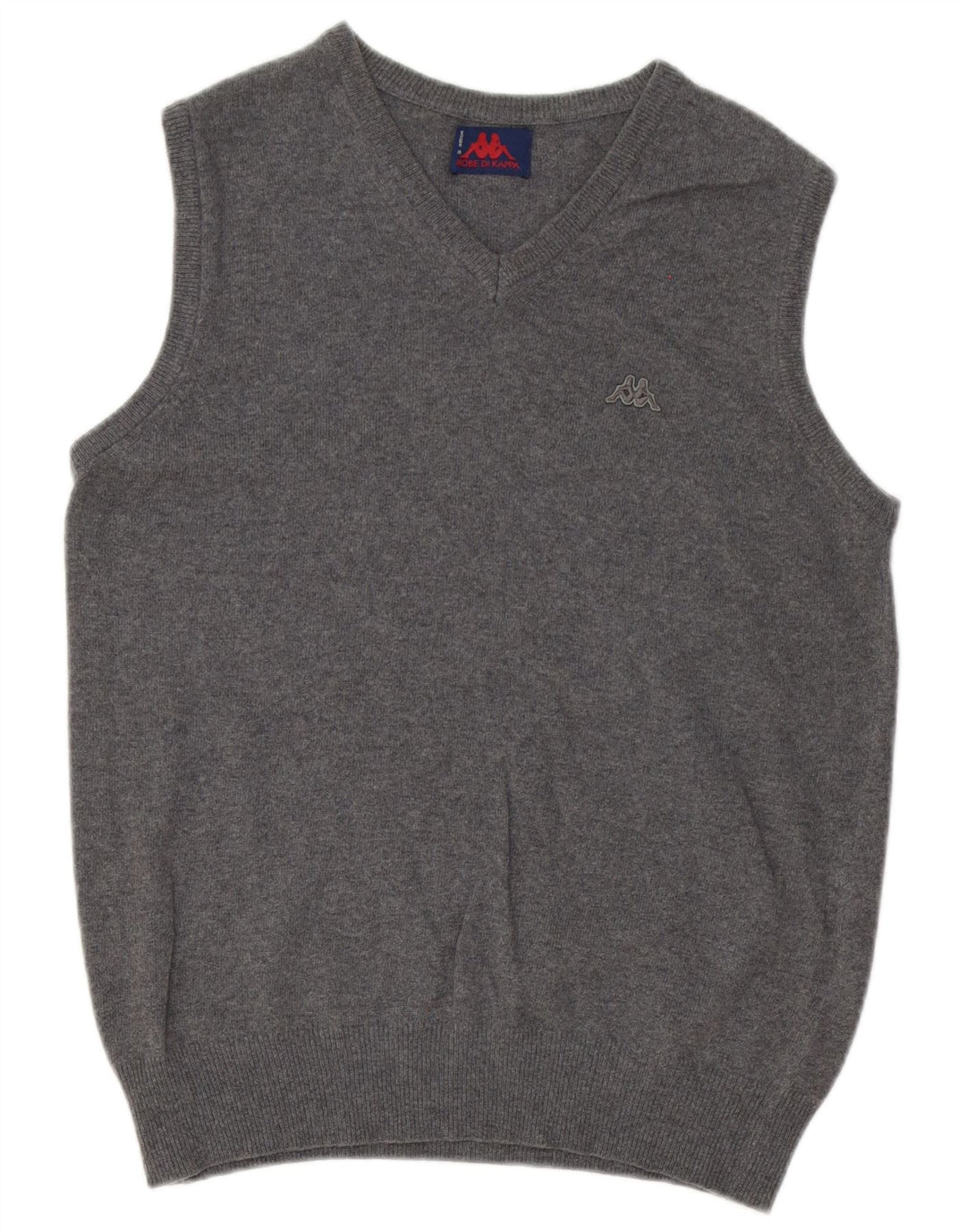 Kappa Mens Vest Tank Top Medium Grey Wool