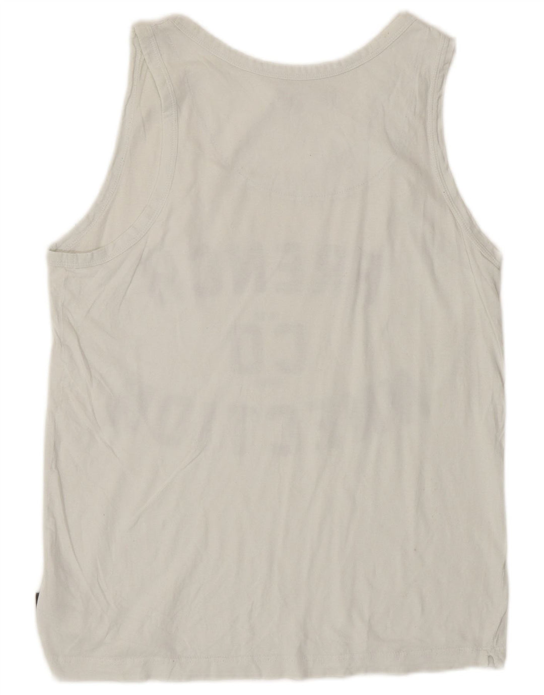French Connection Mens Graphic Vest Top Medium White