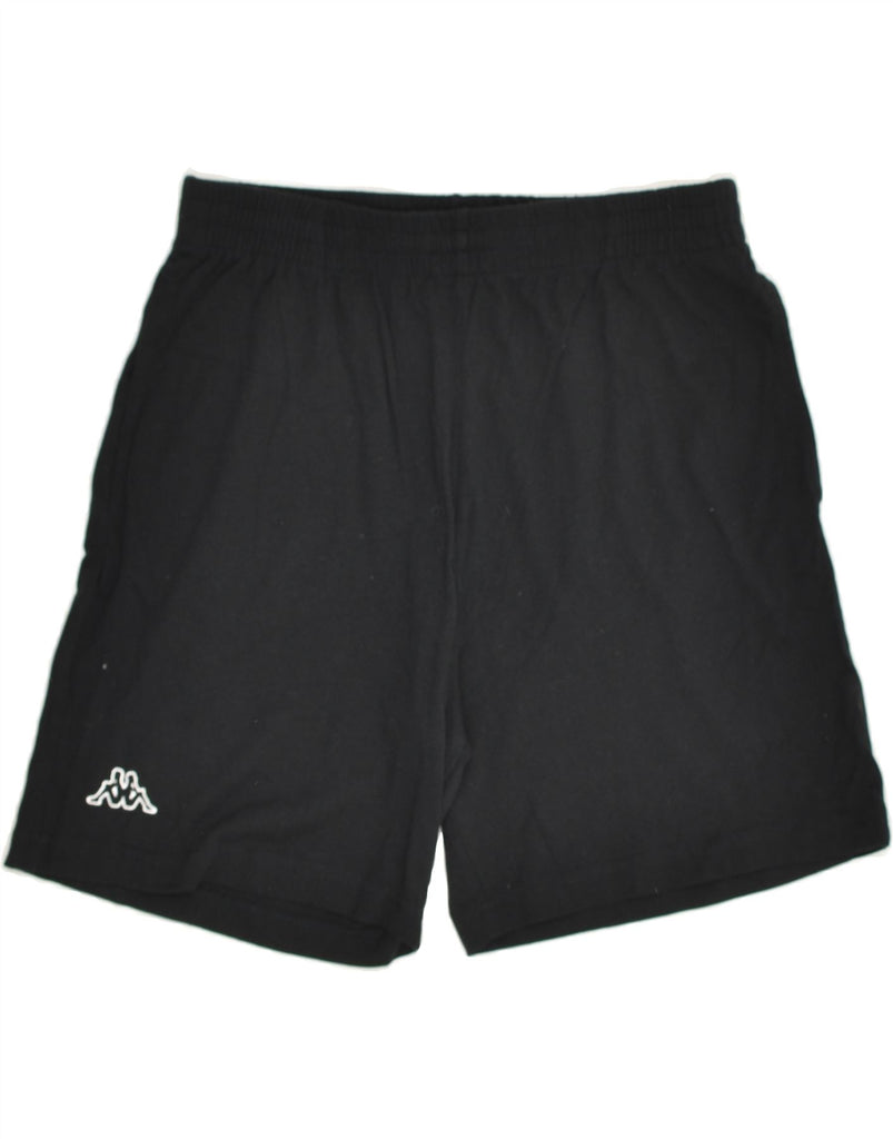 KAPPA Mens Sport Shorts Large Black Cotton | Vintage Kappa | Thrift | Second-Hand Kappa | Used Clothing | Messina Hembry 