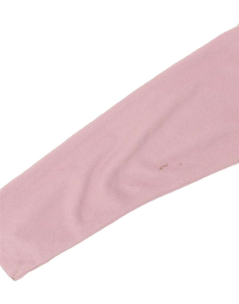 MOUNTAIN WAREHOUSE Womens Zip Neck Fleece Jumper UK 16 Large Pink Vintage Mountain Warehouse and Second-Hand Mountain Warehouse from Messina Hembry 