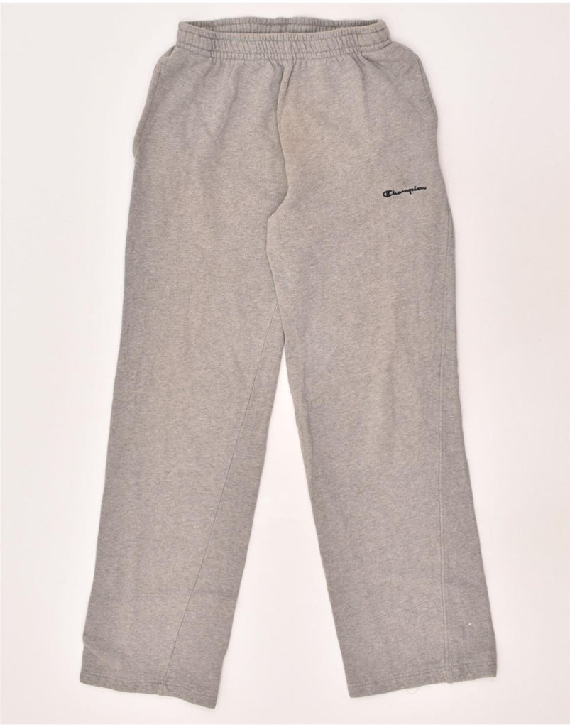 CHAMPION Mens Tracksuit Trousers Small Grey Cotton | Vintage Champion | Thrift | Second-Hand Champion | Used Clothing | Messina Hembry 