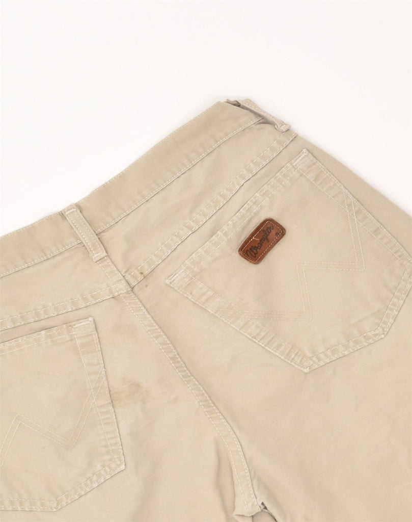 WRANGLER Mens Straight Casual Trousers W32 L29 Brown Cotton | Vintage Wrangler | Thrift | Second-Hand Wrangler | Used Clothing | Messina Hembry 