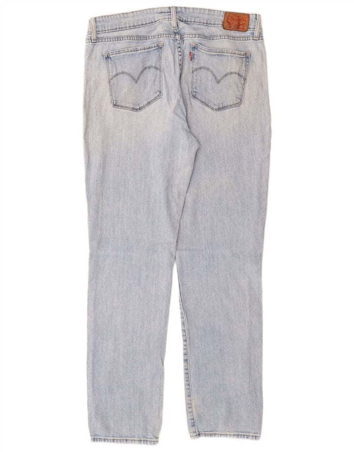 Levi's Womens 712 Slim Jeans W32 L32 Blue Cotton