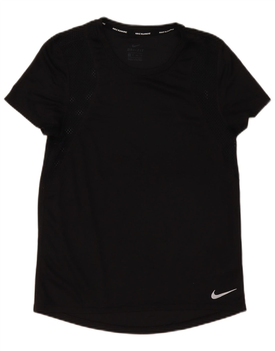 Nike Mens Dri Fit T-Shirt Top XS Black Polyester