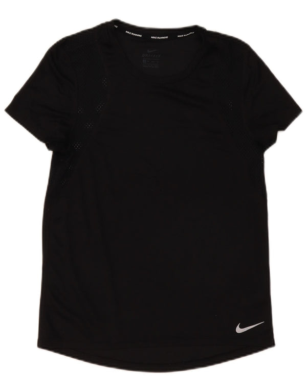 Nike Mens Dri Fit T-Shirt Top XS Black Polyester