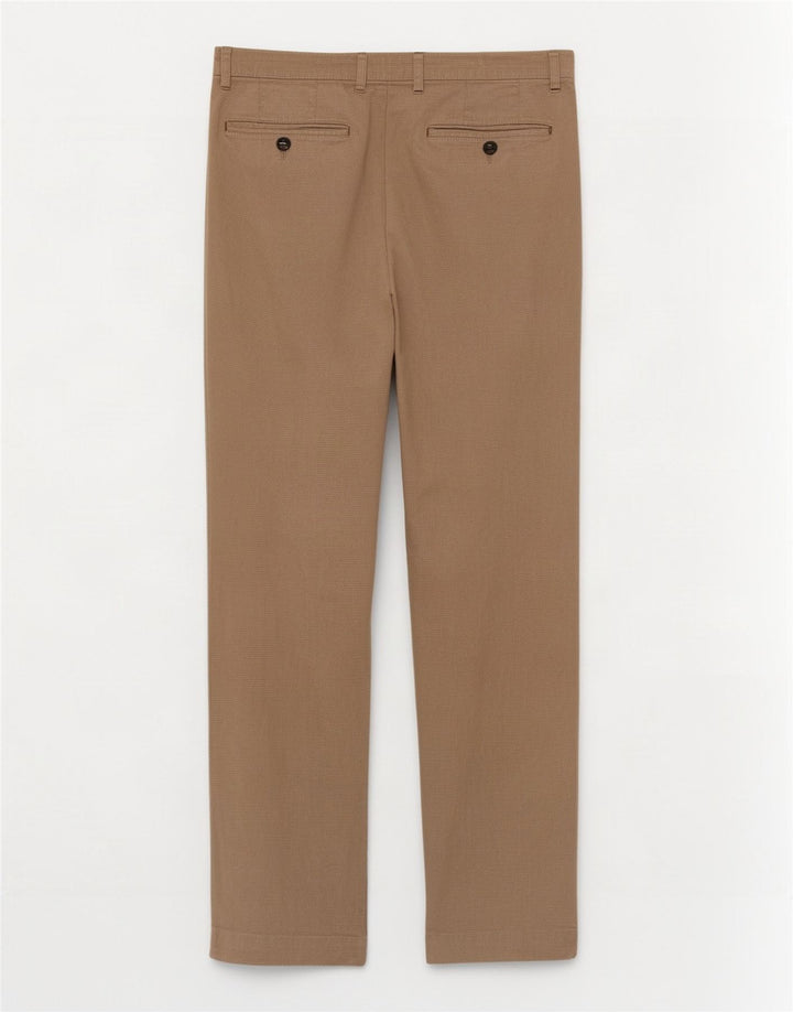 Ted Baker Mens Straight Suit Trousers W34 L32 Beige Cotton