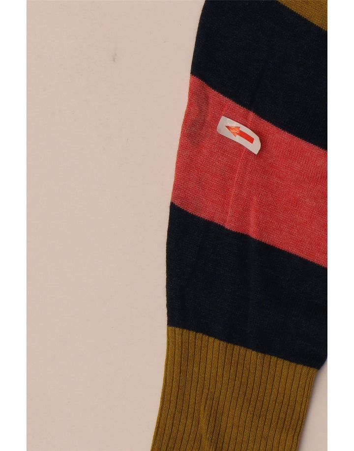 White Stuff Womens Cardigan Sweater UK 14 Large Multicoloured Colourblock