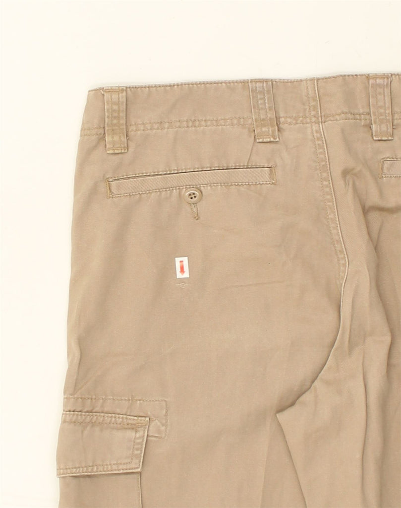 VINTAGE Mens Straight Cargo Trousers IT 48 Medium W32 L28 Brown Cotton | Vintage Vintage | Thrift | Second-Hand Vintage | Used Clothing | Messina Hembry 