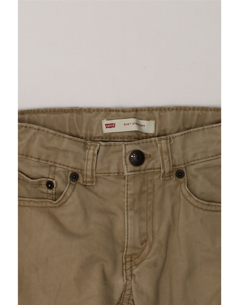 LEVI'S Boys 514 Straight Casual Trousers 5-6 Years W22 L19 Brown Cotton | Vintage Levi's | Thrift | Second-Hand Levi's | Used Clothing | Messina Hembry 