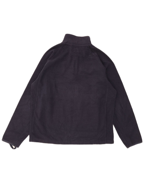 Gap Mens Zip Neck Fleece Jumper XL Navy Blue