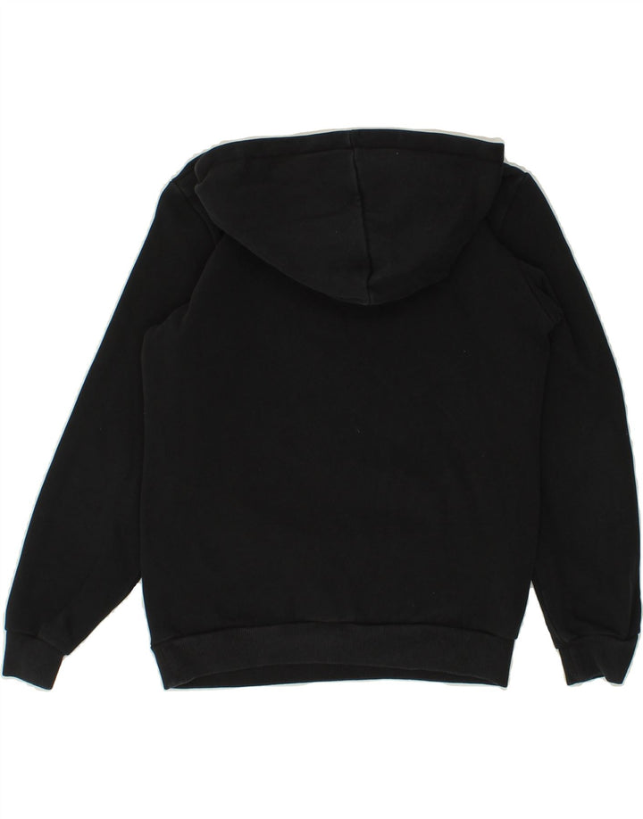 PUMA Boys Graphic Hoodie Jumper 11-12 Years Black Vintage Puma and Second-Hand Puma from Messina Hembry 