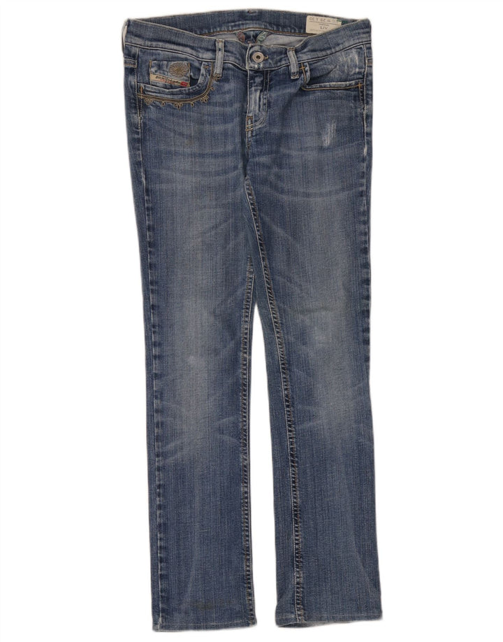 Diesel Womens Liv Slim Jeans W29 L30 Blue Cotton