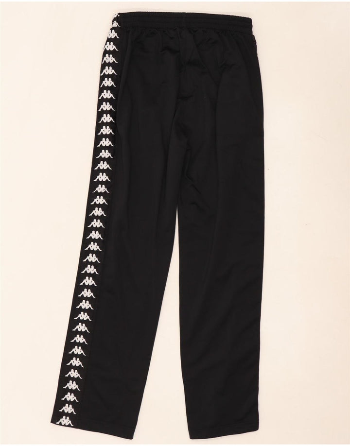 KAPPA Mens Graphic Tracksuit Trousers Large  Black Polyester