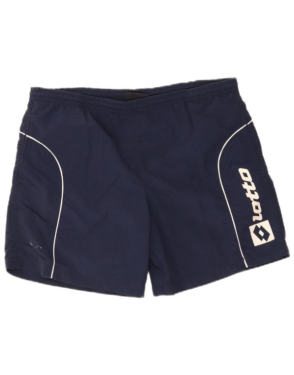 Lotto Mens Graphic Swimming Shorts Large Navy Blue