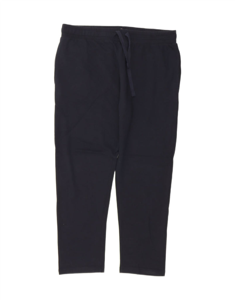 MARKS & SPENCER Mens Tracksuit Trousers XL  Navy Blue Cotton Vintage Marks & Spencer and Second-Hand Marks & Spencer from Messina Hembry 