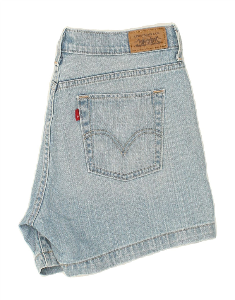 LEVI'S Womens 515 Denim Shorts US 10 Large W32 Blue Cotton Vintage Levi's and Second-Hand Levi's from Messina Hembry 